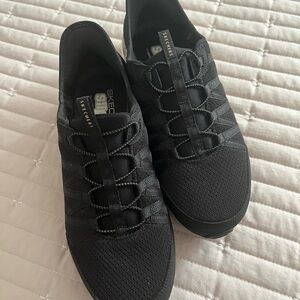Skechers Black Mesh Slip-Ins